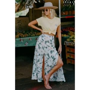 Billabong Maxi Skirt- The Salty Blonde Peachy Keen